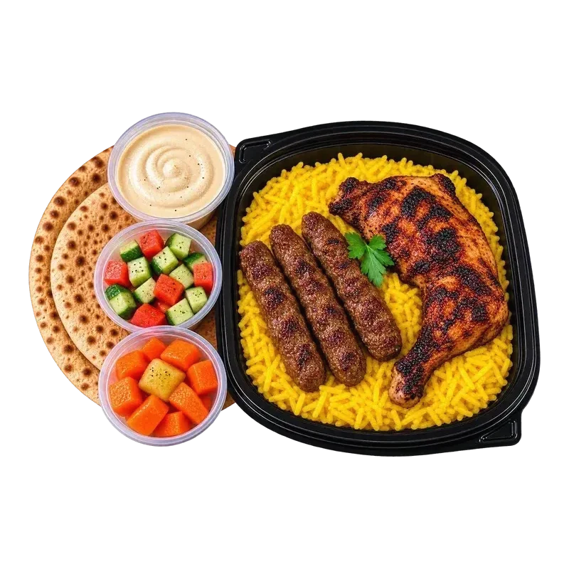 وجبة ميكس ربع فرخة